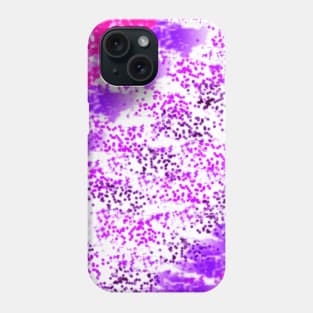 Sponge Print Pink/Purple/Black Phone Case