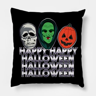 Happy Happy Halloween Pillow