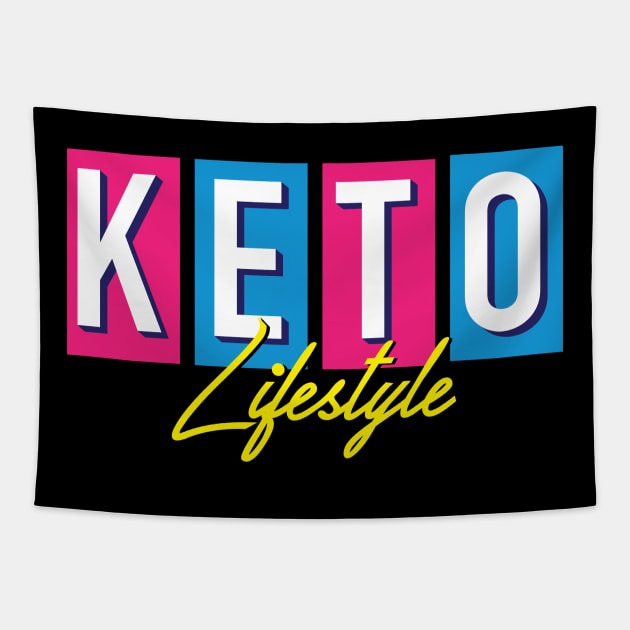 keto lifestyle Tapestry by janvimar