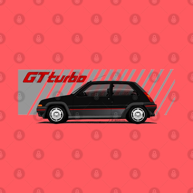 The iconic small french hot hatch Turbo by jaagdesign