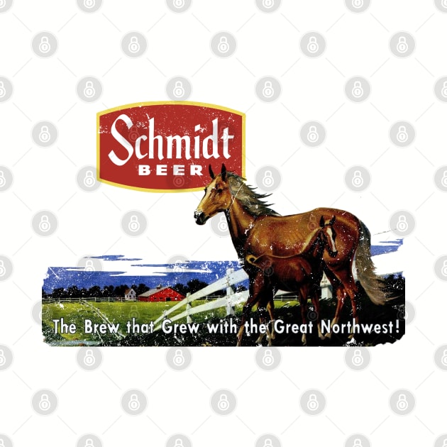 Schmidt Beer Horse by retrorockit