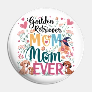 Best Golden Retriever Mom Ever Funny Dog Lover Gifts Women Pin