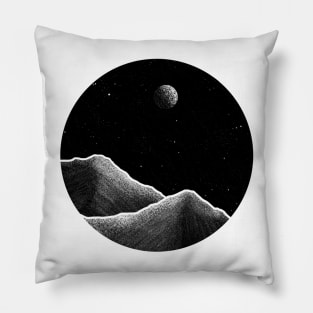 Universe in a circle Pillow