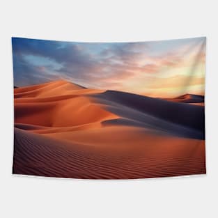 Desert Sand Land Serene Landscape Tapestry