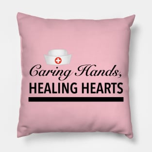 Caring Hands, Healing Hearts Pillow