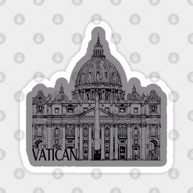 Vatican Magnet by TravelTs