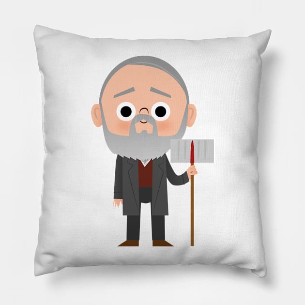 "OLD MAN" MARLEY Pillow by Fall Down Tree