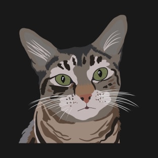 Tabby Cat Portrait T-Shirt