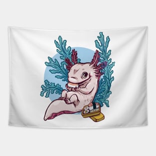 Don César the Axolotl Tapestry