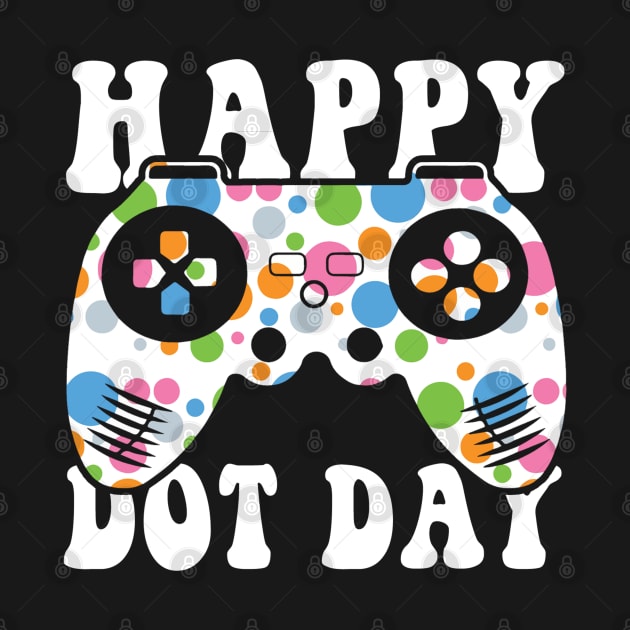 Funny Colourful Polka Dot Video Game International Dot Day by The Design Catalyst