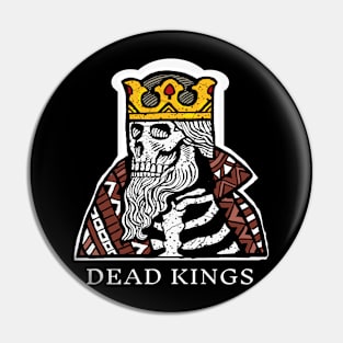 Dead King playing card Pin