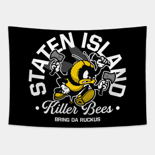 Staten Island Killer Bees (on dark) Tapestry