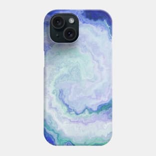 Ocean Wave Pastel Marble Watercolor Phone Case