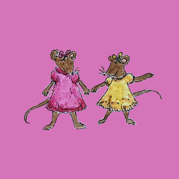 Two Little Mice by KatieWellsIllustration1