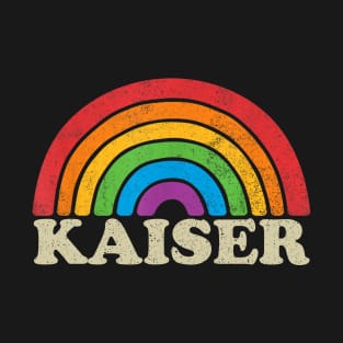 Kaiser - Retro Rainbow Flag Vintage-Style T-Shirt