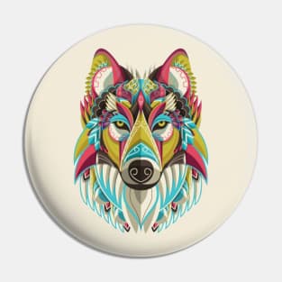 Colours of wolf Pin