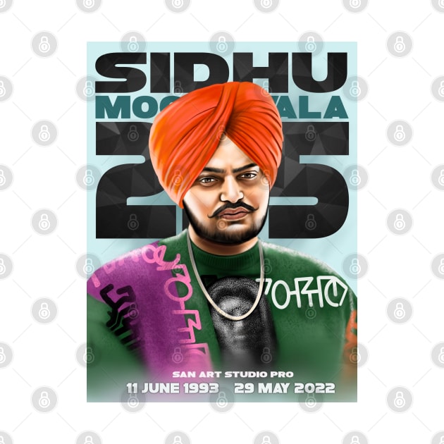 Sidhu Moosewala by SAN ART STUDIO 