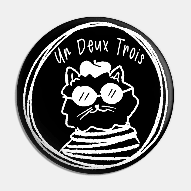 Un Deux Trois Cat Pin by Etopix