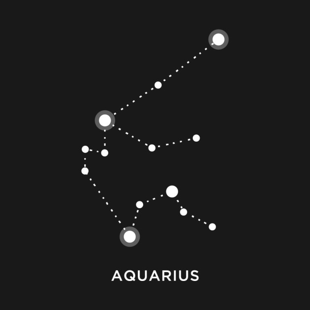 aquarius zodiac constellation shirt birth sign zodiac t shirt