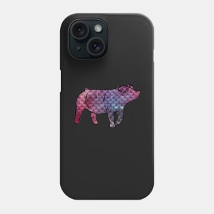 Mermaid Pig Silhouette 1 - NOT FOR RESALE WITHOUT PERMISSION Phone Case