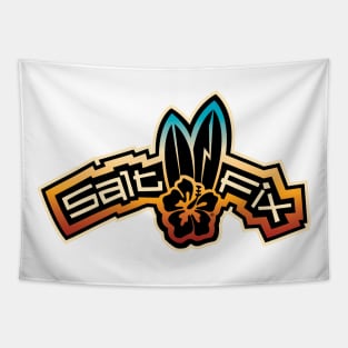 Salt Fix Summer Surfing design Tapestry