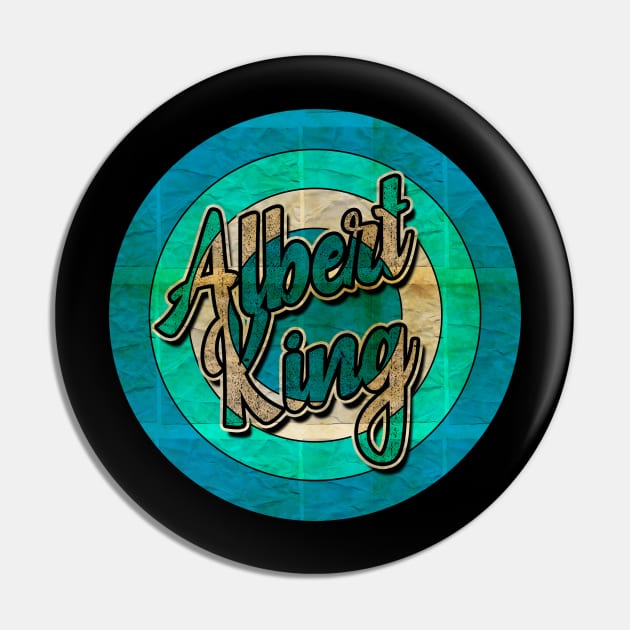 Retro Vintage Albert King Pin by Electric Tone