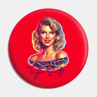 Taylor Swift 80's Pin