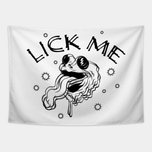 Lick Me Toad Tapestry