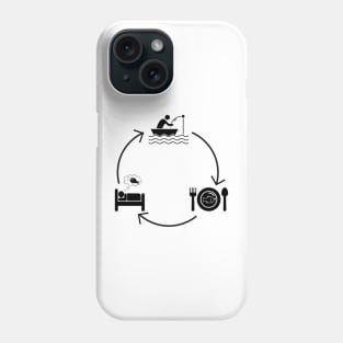 Eat Sleep Fish Phone Case