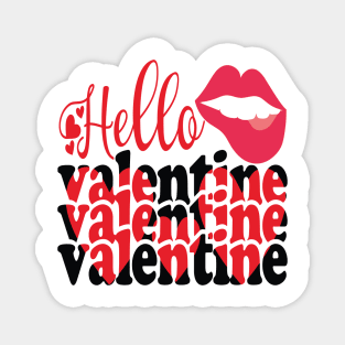 Hello Valentine -  Valentine Day 2024 Magnet