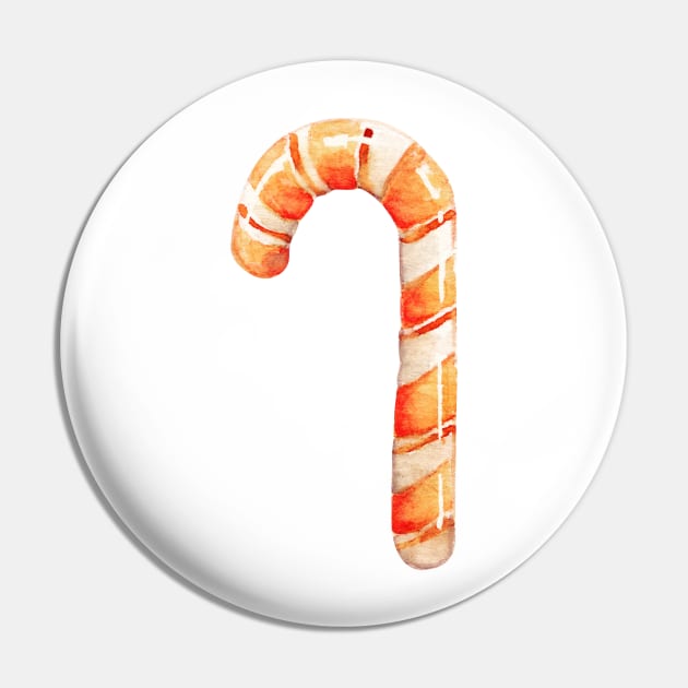 orange candy cane Pin by shoko