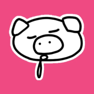 Sleeping Boo the kawaii pig. T-Shirt