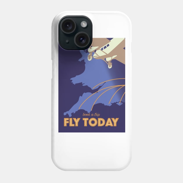 Book a Trip! Fly today Phone Case by nickemporium1