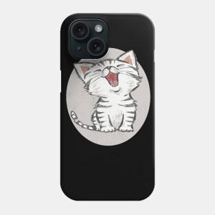 cut cat t-shirt Phone Case