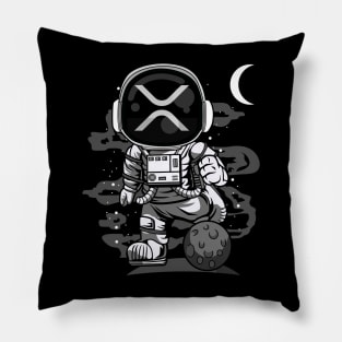 Astronaut Ripple XRP Coin To The Moon Crypto Token Cryptocurrency Wallet Birthday Gift For Men Women Kids Pillow