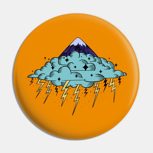 Storm Cloud Pin by Krumla