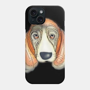 sad dog Phone Case