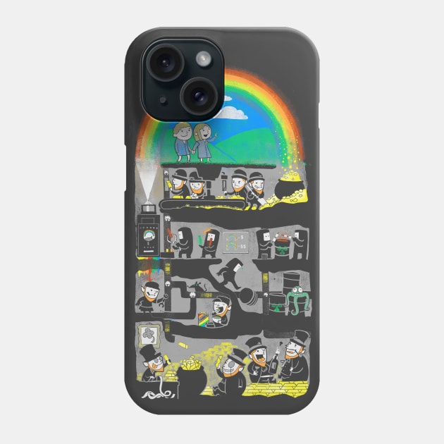 End of the Rainbow Phone Case by Made With Awesome