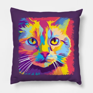 Javanese Cat Pop Art - Cat Lover Gift Pillow