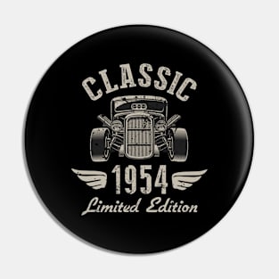 68 Year Old Gift Classic 1954 Limited Edition 68th Birthday Pin