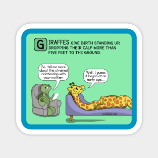 GIRAFFE THERAPY - ZOODRAWS COMIC Magnet