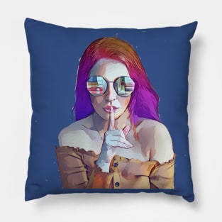 The Woman Knows What She Wants ... Shut up... Pillow