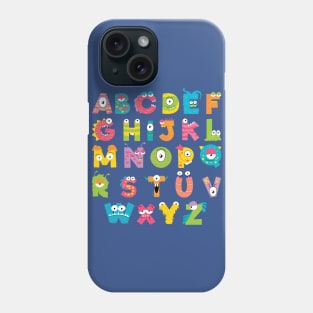 A to Z Monster Phone Case