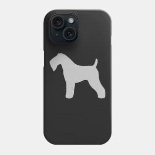 Kerry Blue Terrier Silhouette Phone Case