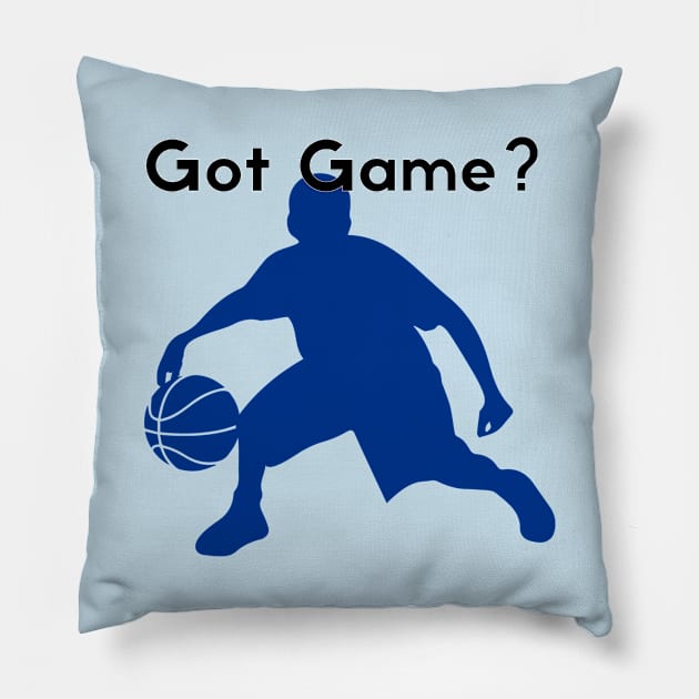 Got Game? - Blue Pillow by UnOfficialThreads