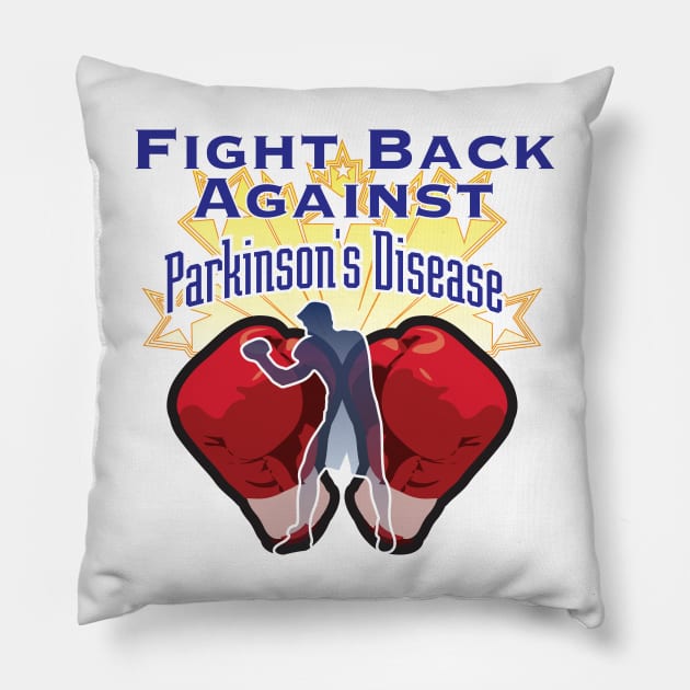Parkinsons Fight Back Against Pillow by YOPD Artist