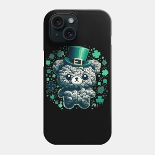 Happy st patricks day Kawaii green bear Phone Case