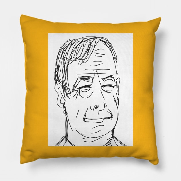 Saul Goodman Pillow by Idrawfaces