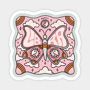 Libra Butterfly Magnet