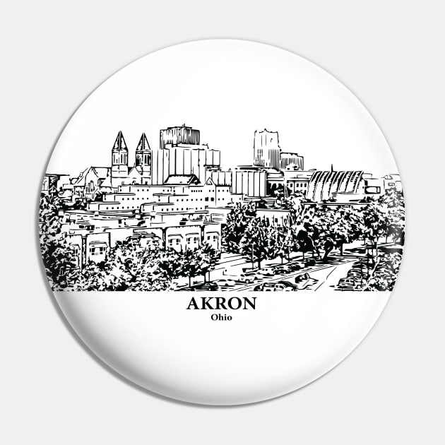 Akron - Ohio Pin by Lakeric